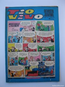 Tebeos: TIO VIVO - AÑO XV - Nº 565 - EDITORIAL BRUGUERA - AÑO 1972.
